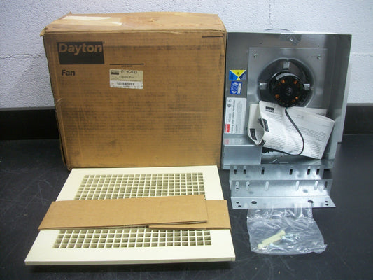 DAYTON ELECTRIC FAN CEILING AND INLINE VENTILATOR 4C833 NIB