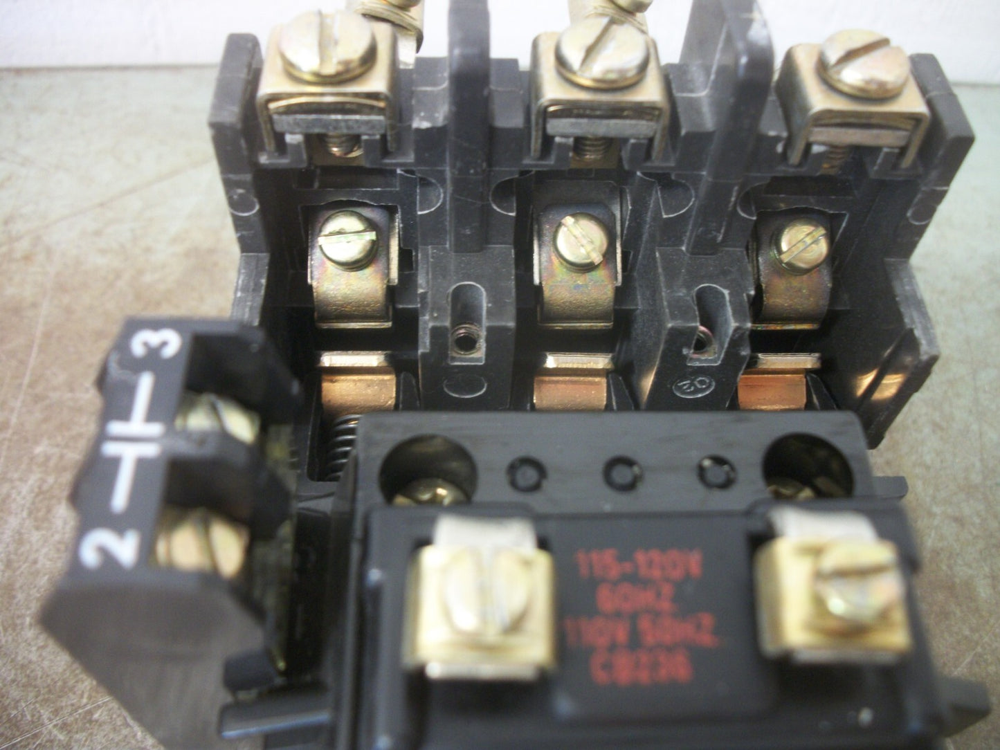 ALLEN-BRADLEY SIZE 0 MOTOR STARTER 509-AOD 18AMP 120VCOIL 3PH 600V 5HP NOB