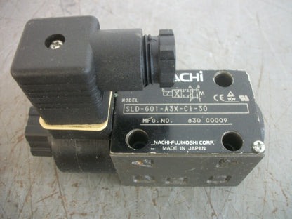 NACHI DIRECTIONAL CONTROL SOLENOID VALVE SLD-G01-A3X-C1-30