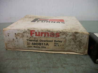 FURNAS THERMAL OVERLOAD RELAY FOR SIZES 00,0,1 48DB11A NIB