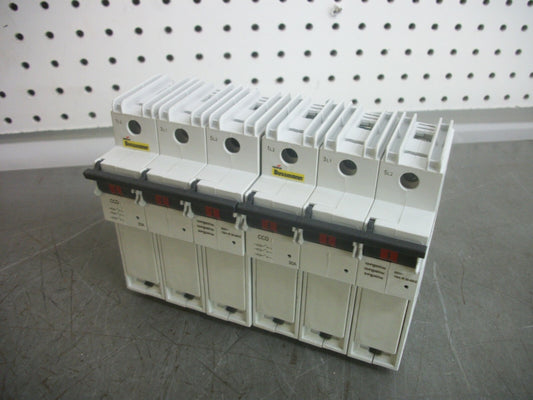 BUSSMANN LOT OF 2 CIRCUIT BREAKERS CCD-3-30 30AMP 600VOLT 3POLE NOB