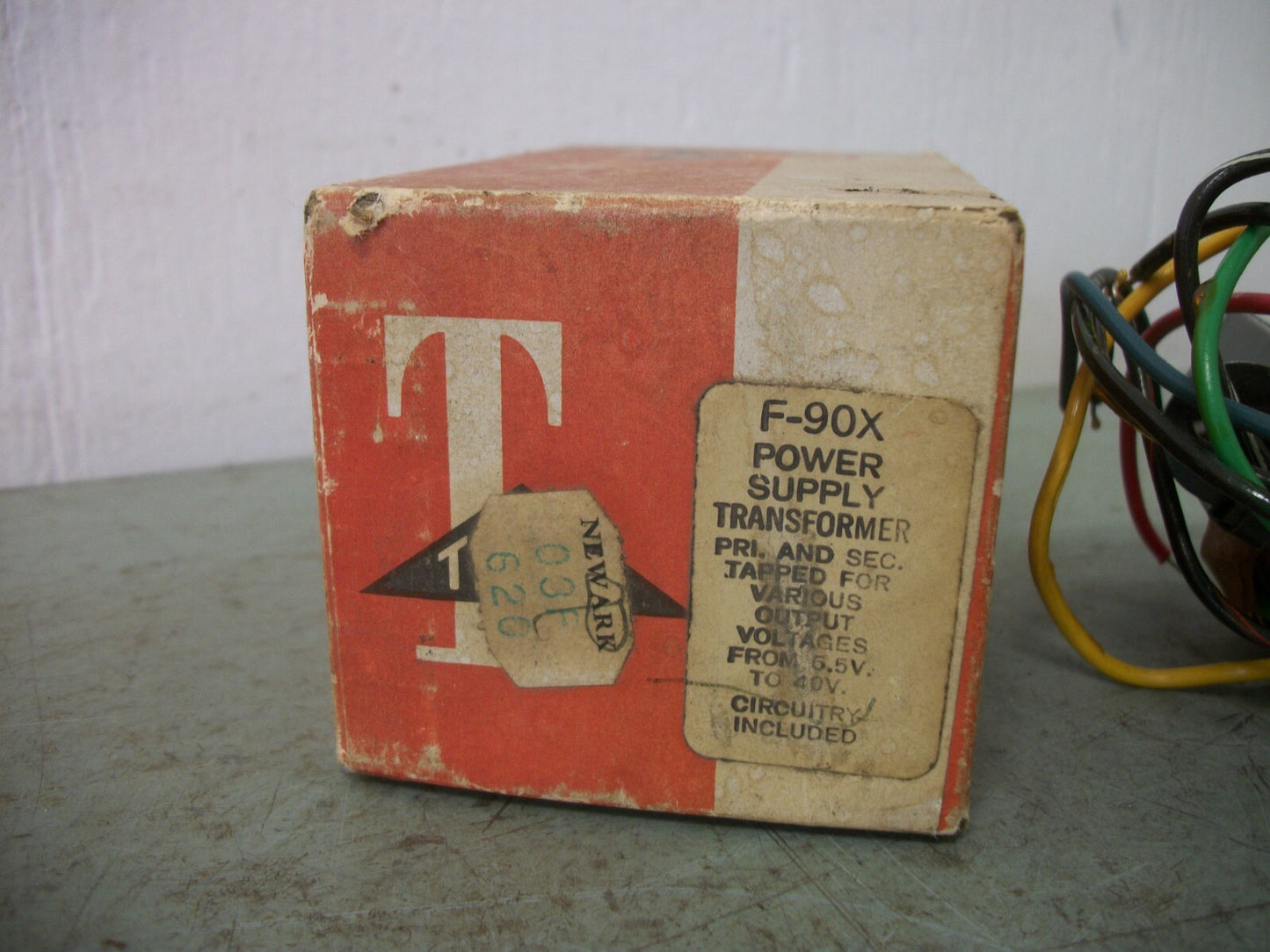 TRIAD POWER SUPPLY TRANSFORMER F-90X 6.5-40VOLT NIB