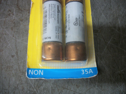 BUSSMANN 2-PACK NON-CURRENT LIMITING FUSES NON35 35AMP 250VOLT NEW