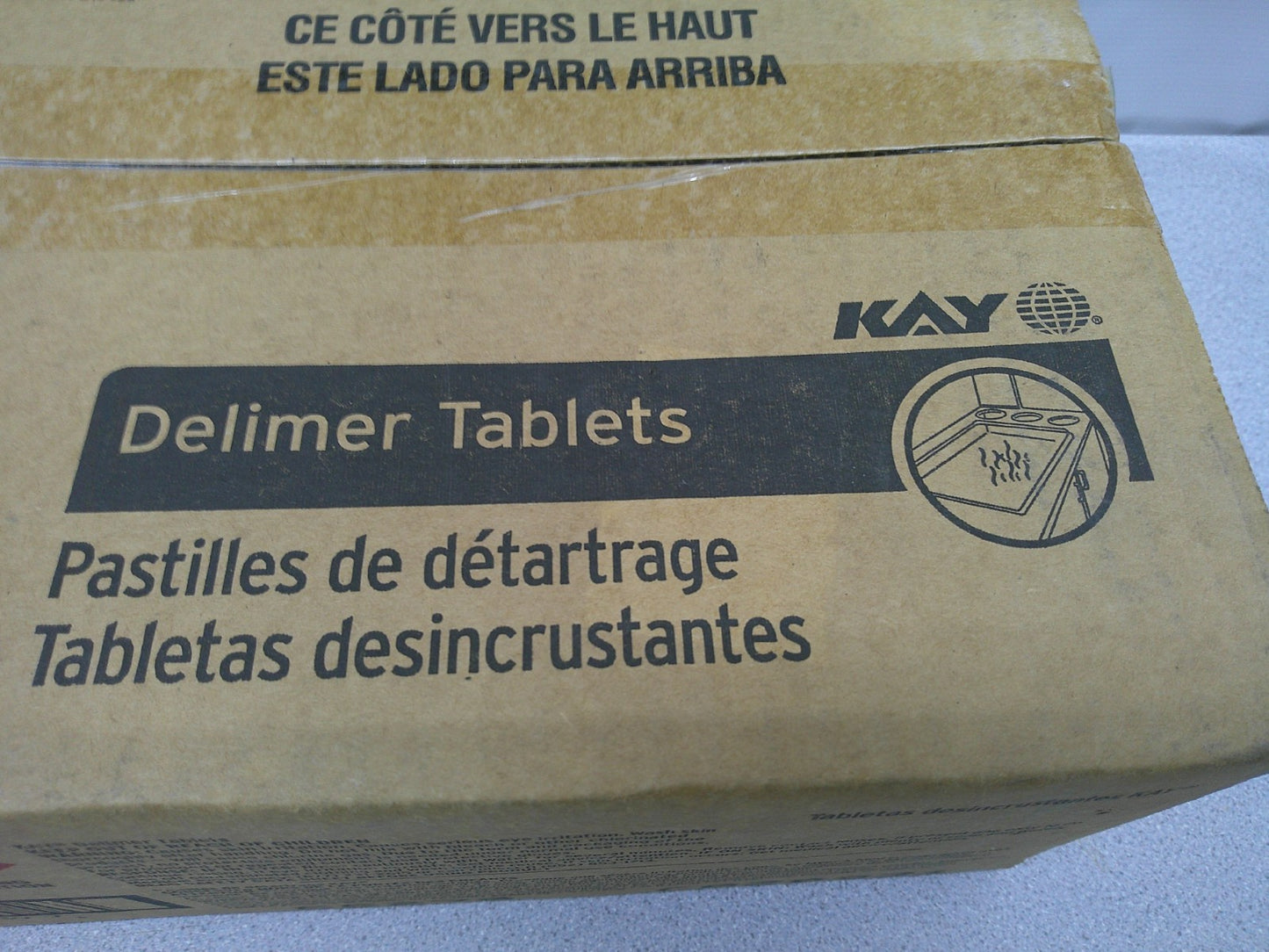 KAY BOX OF 100 1.4oz. MACHINE EQUIPMENT DELIMER TABLETS NIB