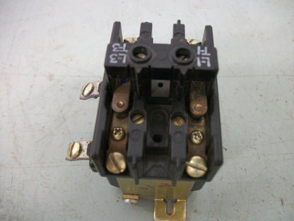 GOULD CONTACTOR RELAY 2180D FE20JA-29-XFE2572 24VCOIL 15AMP 300VAC 2POLE