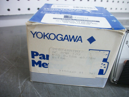 YOKOGAWA AMPERE AMMETER PANEL METER 250240MTMT7 0-10AMP NIB
