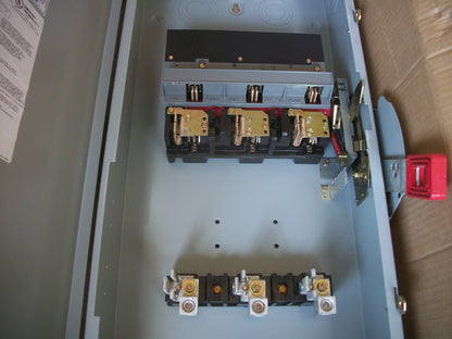 GE DISCONNECT TYPE 1 TH3364 200AMP 600VOLT 3POLE FUSIBLE NIB