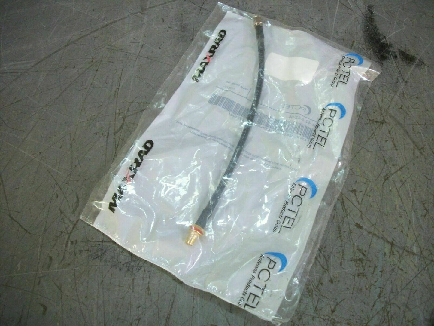 PCTEL 8" RG-58A/U SMA MALE RP-SMA FEMALE CABLE NEW