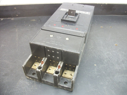 WESTINGHOUSE NB CIRCUIT BREAKER NB3800PF 800AMP 600VOLT 3POLE W/600A TR NO COVER