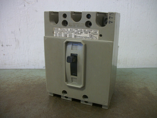SIEMENS ITE HE CIRCUIT BREAKER HE3B015 15AMP 600VOLT 3POLE