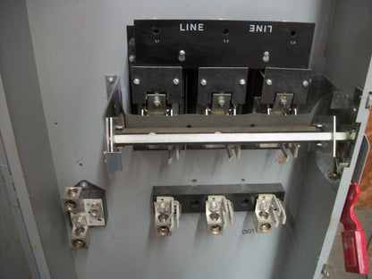 GE DISCONNECT TYPE 1 TH4325 400AMP 240VOLT 3POLE FUSIBLE