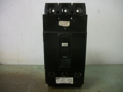 FEDERAL PACIFIC NFJ CIRCUIT BREAKER NFJ631150 150AMP 600VOLT 3POLE
