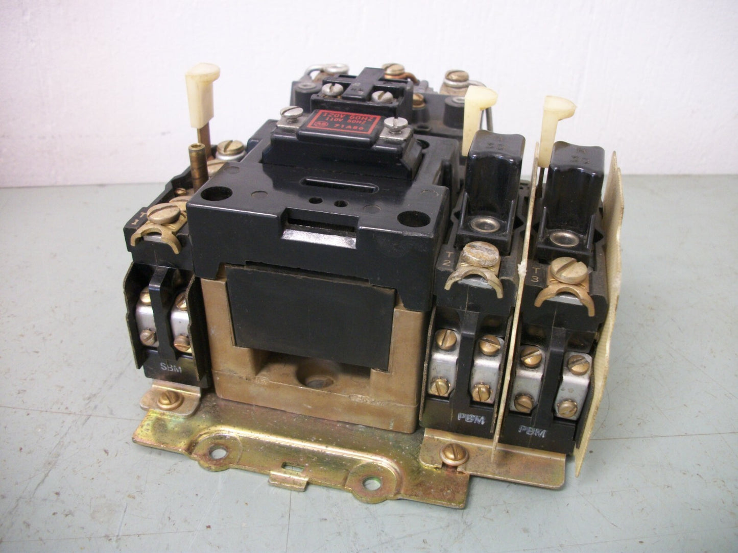 ALLEN-BRADLEY SIZE 1 MOTOR STARTER 709-BOD103 120VCOIL 3PH 600V 10HP