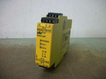 PILZ PNOZ X2P 2-CHANNEL SAFETY RELAY PNOZ X2P 24VACDC 2N/O