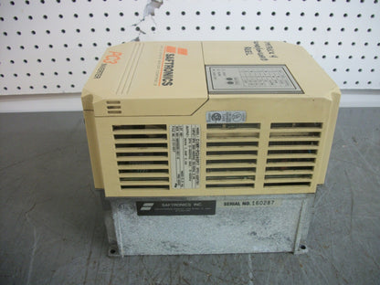 SAFTRONICS PC3 1.5HP INVERTER DRIVE CIMR-PCU40P7 3PH 460VOLT 2KVA 2.6AMP