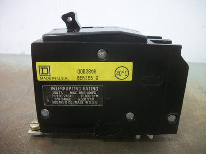 SQUARE D QOB CIRCUIT BREAKER QOB280H 80AMP 240VOLT 2POLE