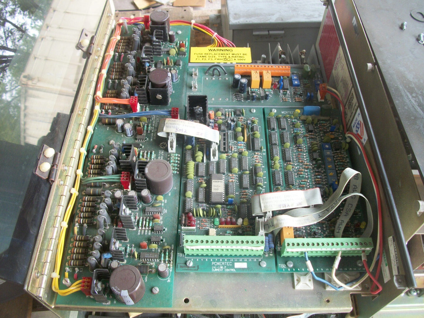 POWERTEC 15HP BRUSHLESS 2000 DC MOTOR SPEED CONTROLLER C0152.N4CH011 460VOLT 3PH