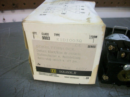 SQUARE D CONTACT BLOCK K1D1003Q