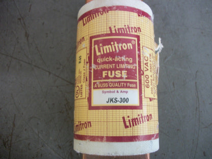 BUSSMANN LIMITRON FUSE JKS300 300AMP 600VOLT
