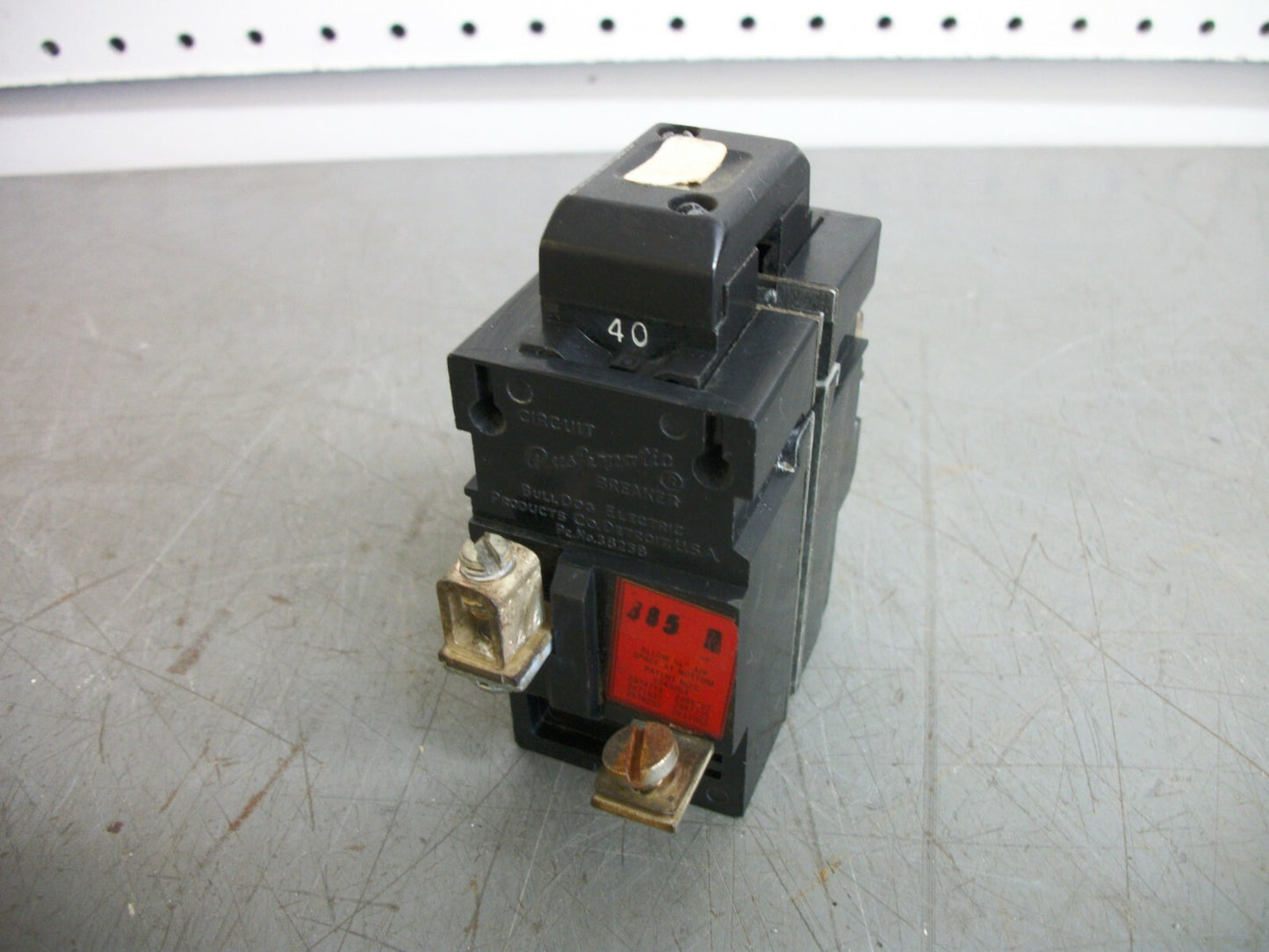 BULLDOG PUSHMATIC CIRCUIT BREAKER 31240 40AMP 240VOLT 2POLE