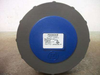 PASS & SEYMOUR PIN & SLEEVE CONNECTOR PS530C9W 30AMP 120/208VOLT 3PH 4P 5W GRND