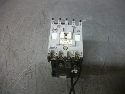 ALLEN-BRADLEY DC CONTROL RELAY 700DC-F400* 24VCOIL