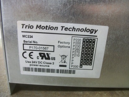 TRIO MOTION TECHNOLOGY MOTION COORDINATOR MC224