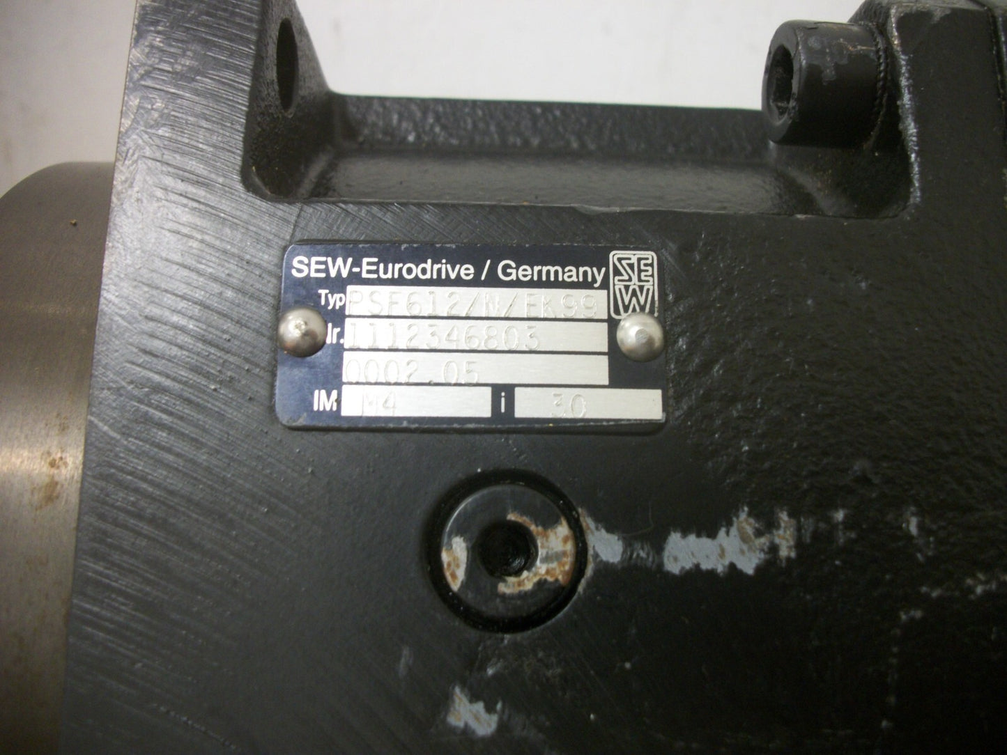 SEW-EURODRIVE SERVO MOTOR PSF612/N/EK99 1112346803002.05 IM M4 I 30 NOB