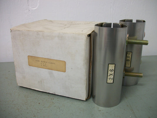 CLAMPETTE BOX OF 2 2X6 PIPE REPAIR CLAMPS 330 NIB