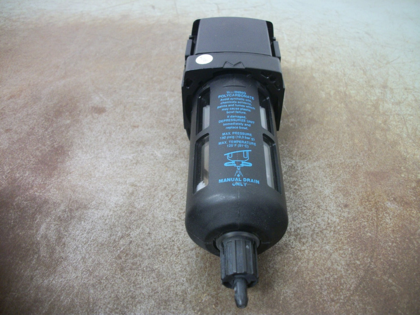 WILKERSON PNEUMATIC LUBRICATOR L18-03-LK00 150PSIG