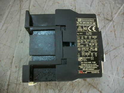 TELEMECANIQUE CONTACTOR LC1D1210K7 25AMP 100VCOIL 3PH 600V 10HP