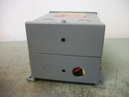 SQUARE D .500KVA 1PH TRANSFORMER 500SV43F HV 120X240 LV 12/24