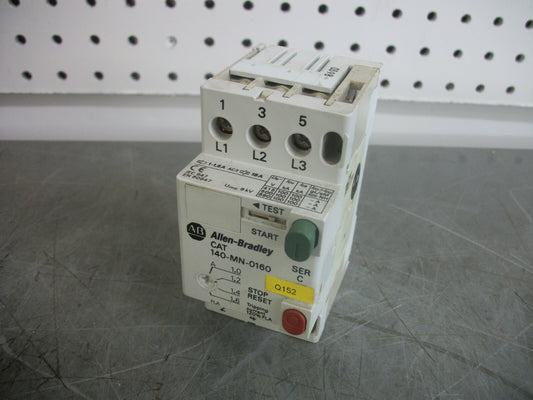 ALLEN-BRADLEY MOTOR CIRCUIT BREAKER 140-MN-0160 1.0-1.6AMP