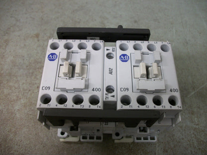 ALLEN-BRADLEY REV CONTACTOR 100-C09*400 25AMP 120VCOIL 3PH 600V 7.5HP
