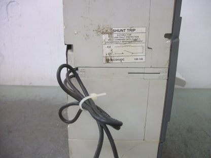 ABB SACE S6 S6N CIRCUIT BREAKER AA00494504 600AMP 600VOLT 3POLE W/SHUNT&AUX