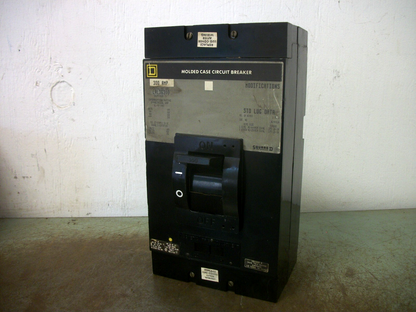 SQUARE D LAL CIRCUIT BREAKER LAL36300 300AMP 600VOLT 3POLE GRAY