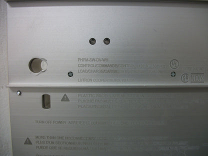 LUTRON GRAFIK EYE POWER MODULE PHPM-SW-DV-WH 120VOLT 16AMP