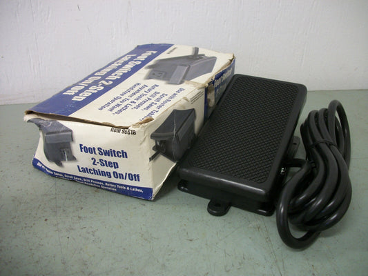 HARBOR FREIGHT 2-STEP LATCHING ON/OFF FOOT SWITCH 96618 NIB