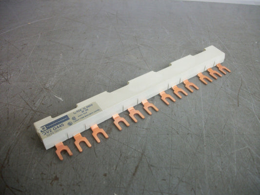 TELEMECANIQUE CONNECTING TERMINAL BUS BAR GV2-G445 63AMP 600VOLT NOB