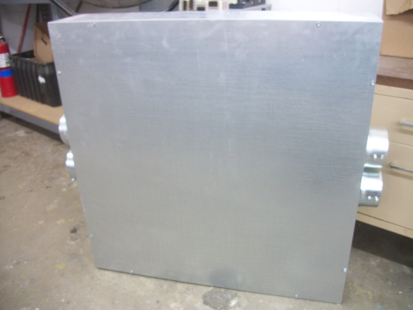 E-BOX 36 X 36 X 8 GALVANIZED SCREW COVER BOX ENCLOSURE TYPE 1 36368SC