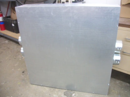 E-BOX 36 X 36 X 8 GALVANIZED SCREW COVER BOX ENCLOSURE TYPE 1 36368SC