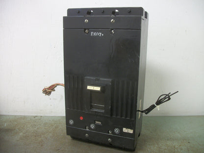 GE TKM3F CIRCUIT BREAKER TKM3F1000 1000AMP 600VOLT 3POLE W/1000A TRIP SHUNT+AUX