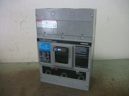 SIEMENS SENTRON JXD2-A CIRCUIT BREAKER JXD23B400 400AMP 240VOLT 3POLE