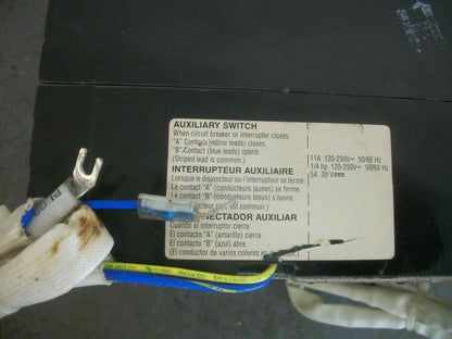 SQUARE D KHL CIRCUIT BREAKER KHL3615017DC1616 150AMP 600VOLT 3POLE W/UV & AUX