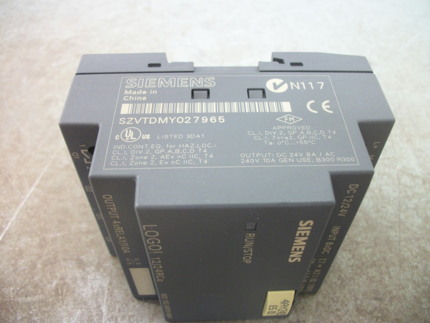 SIEMENS LOGO! LOGIC MODULE 6ED1 052-2MD00-0BA5 12/24VDC 10AMP