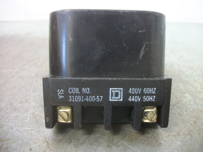 SQUARE D SIZE 4 MAGNET COIL 31091-400-57 480VCOIL
