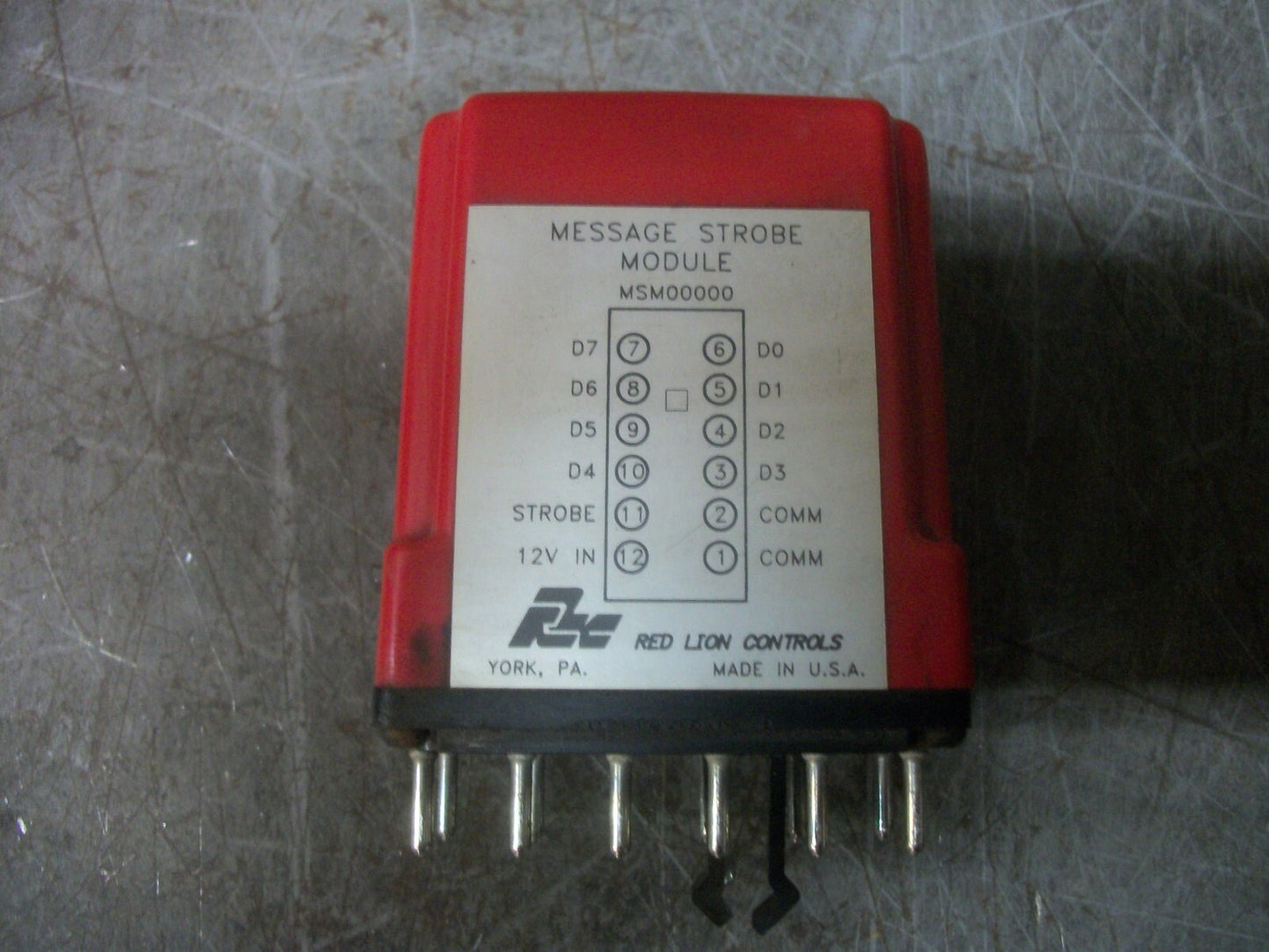 RED LION MESSAGE STROBE MODULE MSM00000