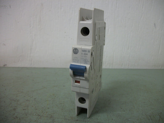 ALLEN-BRADLEY MINI CIRCUIT BREAKER 1489-M1C200 20AMP 277VOLT 1POLE