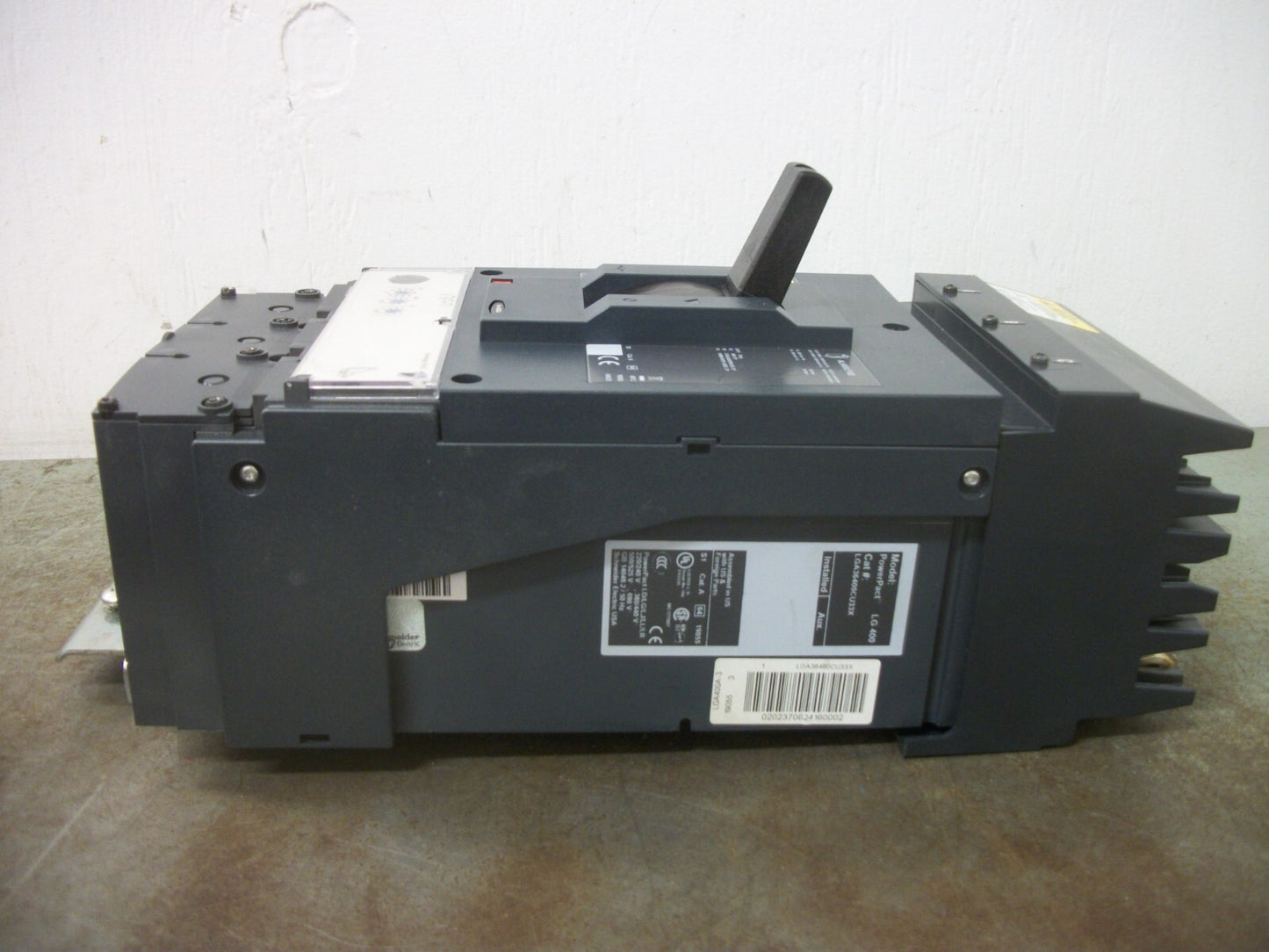 SQUARE D POWERPACT I-LINE LG CIRCUIT BREAKER LGA36400CU33X 400AMP 600VOLT 3POLE