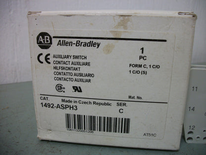 ALLEN-BRADLEY AUXILIARY CONTACT SWITCH 1492-ASPH3 NIB